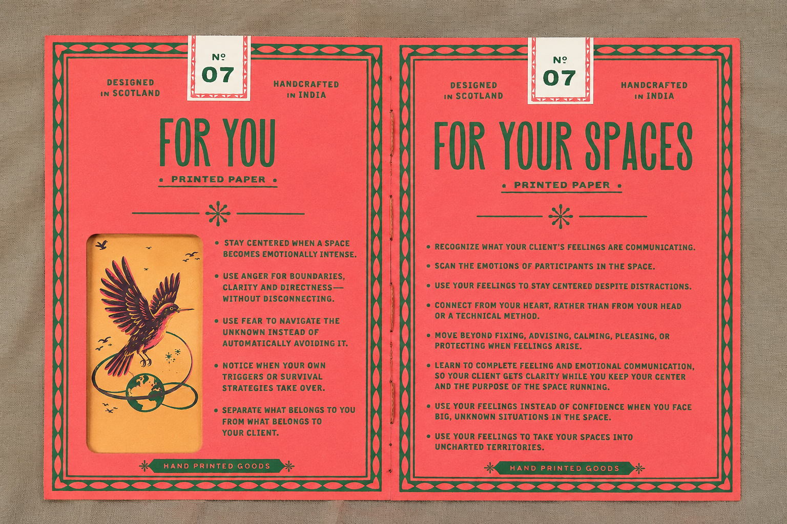 Feeling at work — a guide for you and your spaces